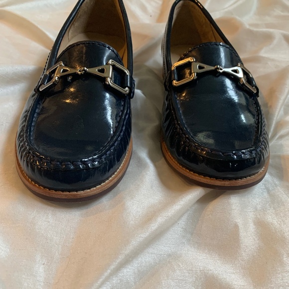 Marc Joseph New York Blue Patent Leather Loafers sz 8.5 - Picture 2 of 8